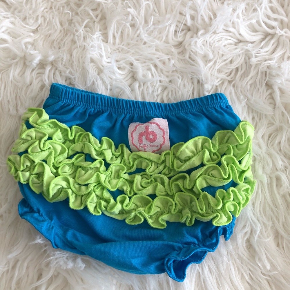 Ruffle Buns Tropical Diaper Cover